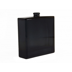 Butelka zaciskana szklana perfumeryjna z atomizerem i nasadką 100 ml czarna C 1031B